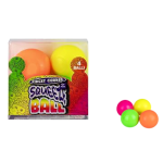 Mini Neon Stress Ball, 4 Piece